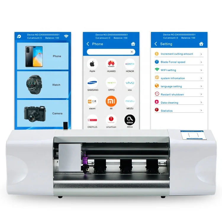 

Smartphone Mobile Phone High Maximum Area Screen Protector Glass Applying Auto Product Making Cutter Cutting Machine