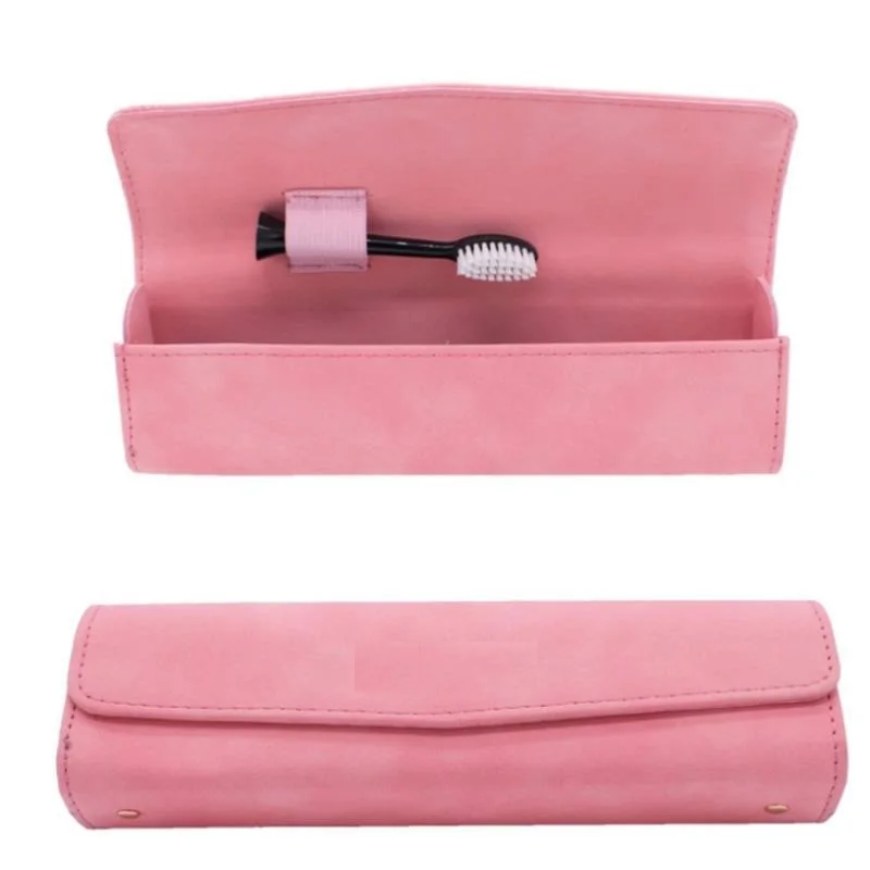 

High quality dust proof PU leather electric toothbrush cover tooth brush holder case for travel