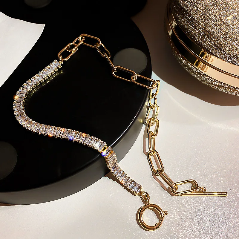 

Korea new fashion designer trendy pendant direct sales diamond necklace