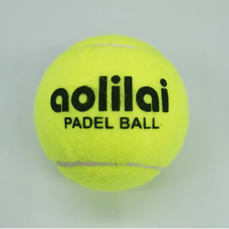 

Hot selling padel racket ball wool paddle ball custom own brand padel ball for competition, Yellow