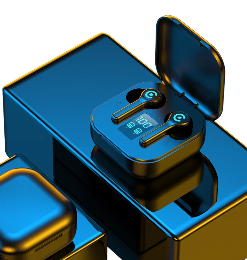 

Cheapest Wholesale BT Earbuds ES1 Earphone TWS BT 5.0 Headset Wireless ES1 TWS Earbuds, Black white blue green
