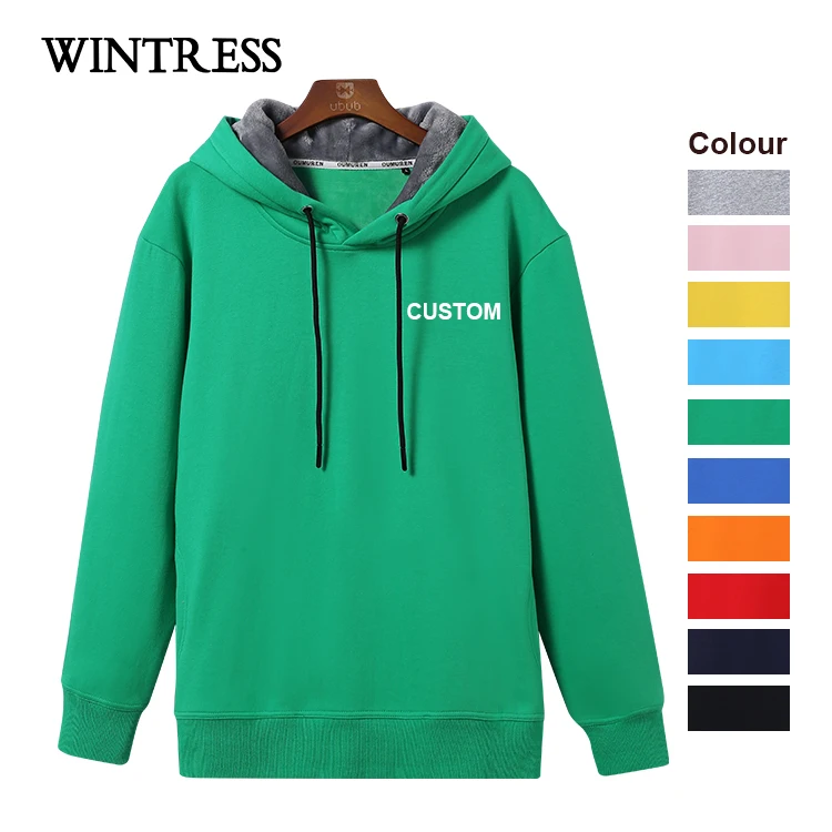 Custom Green Loose Organic Mens Hoodies Sweatshirts,Sublimated Custom