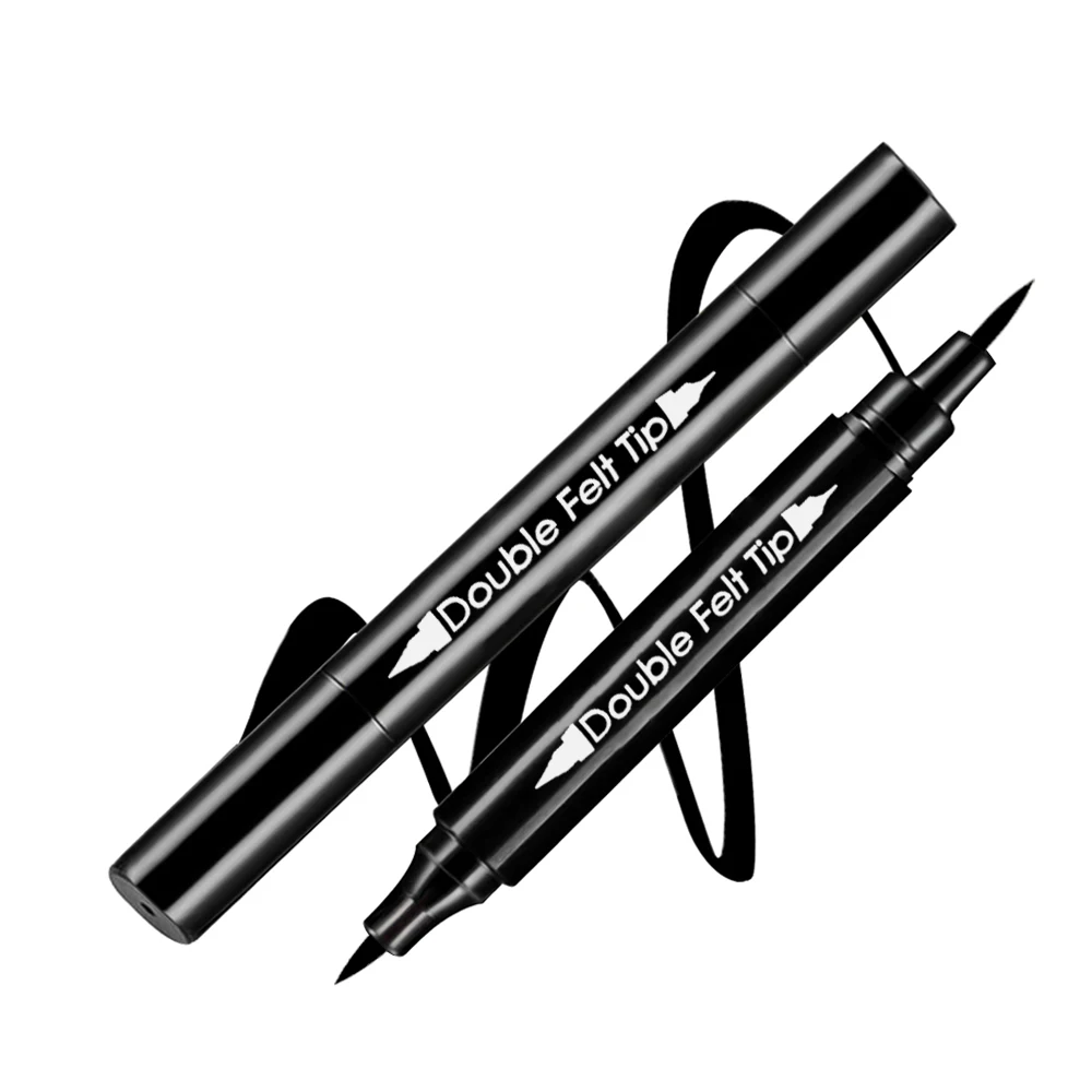 

Double-headed eyeliner own brand eyebrow pencil tattoo pen waterproof and smudge-proof micro-liquid eyeliner