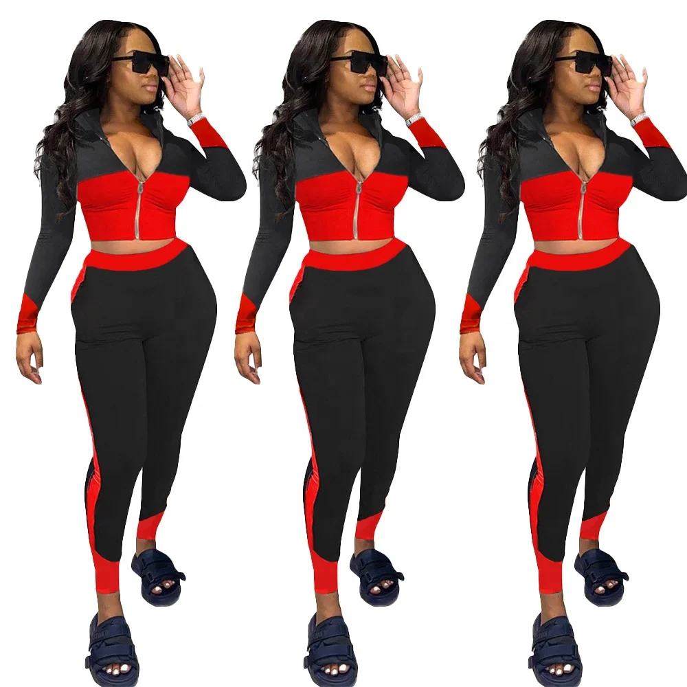

Women'S Positioning Printing Long Sleeved Sports Suit Two Piece, Picture