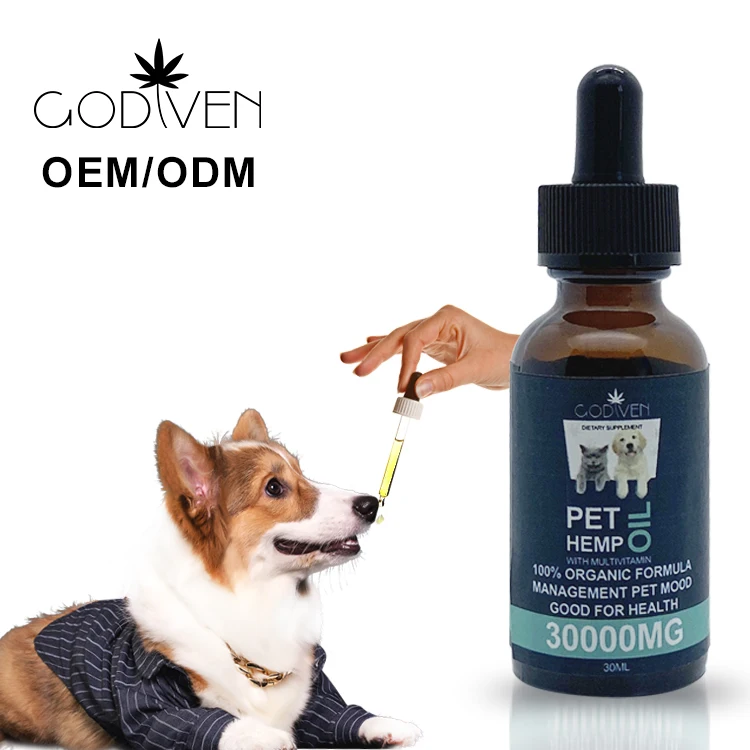 

Hemp Extracts and Real CBD content Pet Drops for Dogs and Cats,help to relieve inflammation and pain,customizetion service suppo