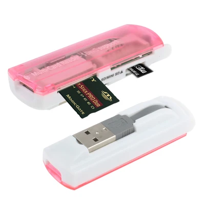 

Factory USB 2.0 Multi Card Reader Writer Multiple Color Options
