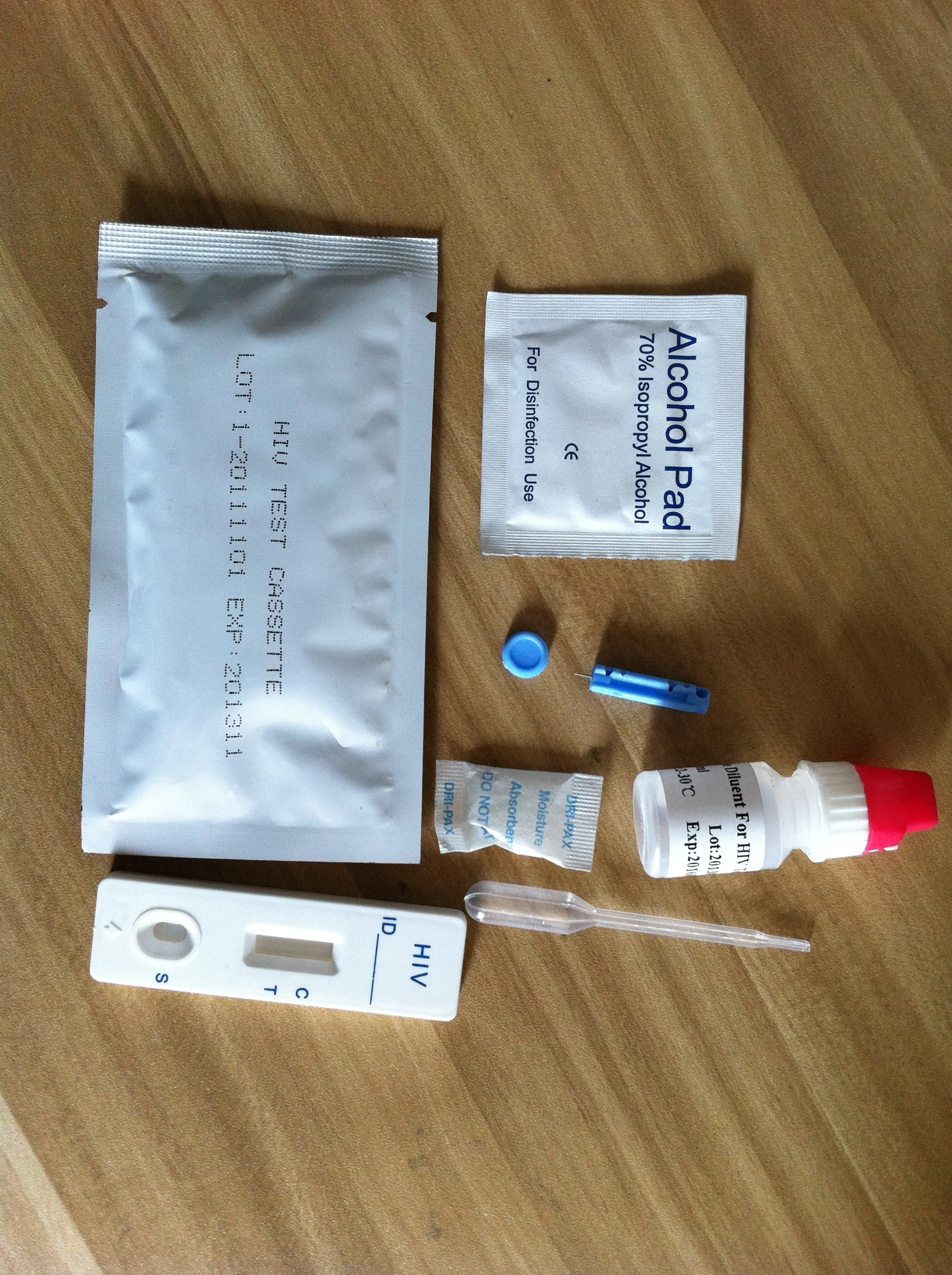 
Testsealabs One step rapid test HIV 1/2 Tri-line Test kit 