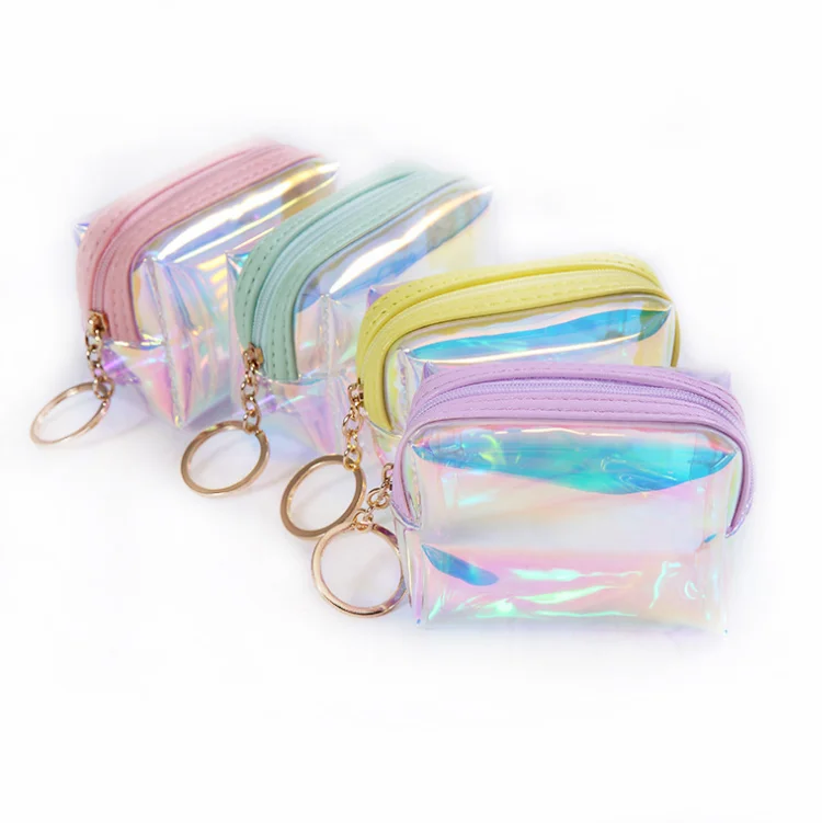 

2020 fashion transparent PVC coin bag women small wallet, As shown in the picture