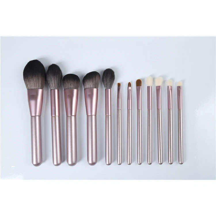 

Custom Logo Wholesale Makeup Brush Set Double Ended Luxury Makeup Brushes Bling Glitter, Pink