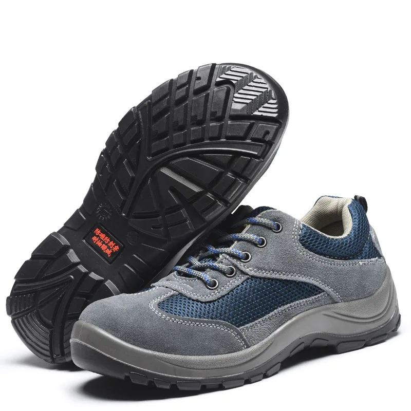 

Fashionable Breathable Anti-smash Anti-puncture Oil And Acid-base Resistant Wear-resistant Anti-slip Work Safety Shoes