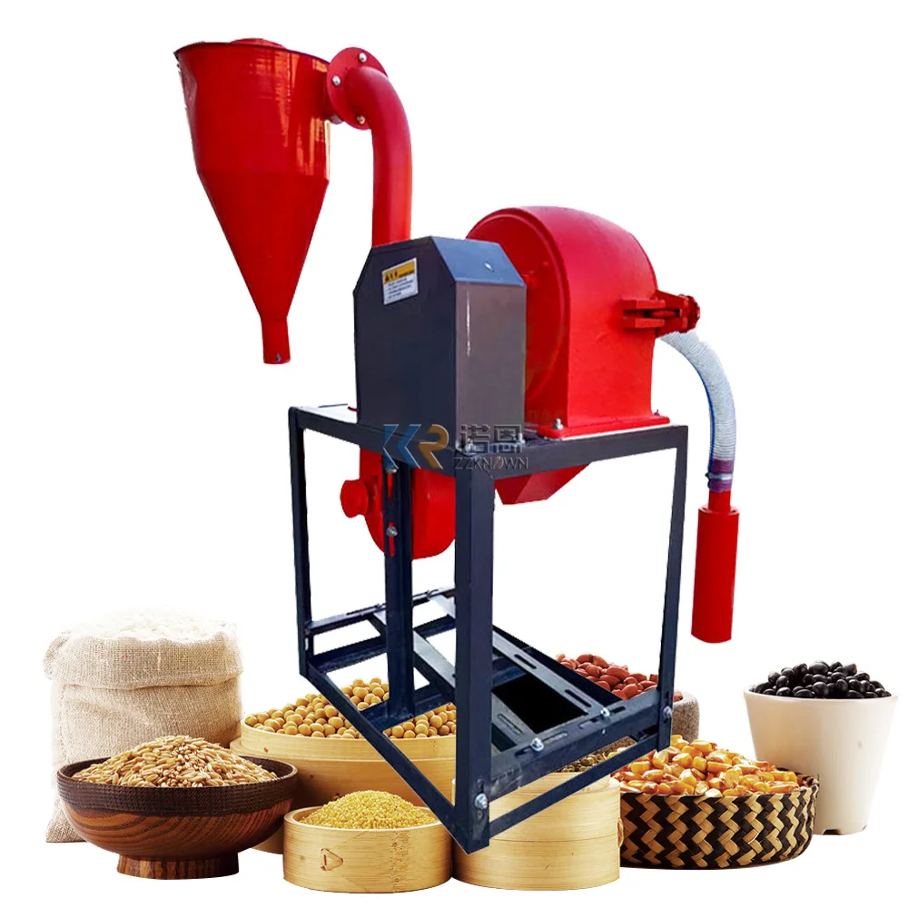 

2022 Mini Wheat Grinding Maize Flour Milling Making Machinery Dry Food Chili Black Pepper Rice Wheat Grinder Plant