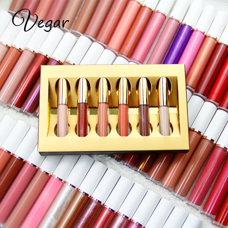 

Wholesale stock 2021 New Matte Liquid Lipstick Kit 3pcs one set lip gloss set matte liquid lipstick set, Available