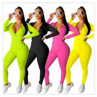 

Solid Color Women 2 Piece Set Tracksuit Long Sleeve Hoodies Pencil Pants Two Piece Set Women Clothing