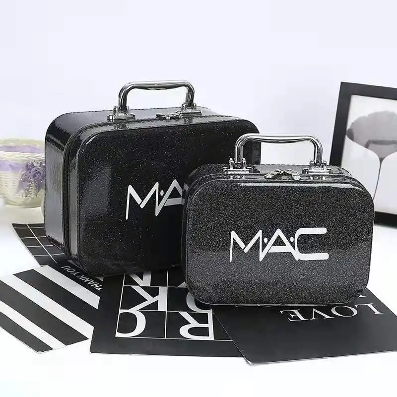 

Portable washable frosted waterproof large suitcase pink cosmetic travel bag, Black, purple, deep pink, light pink, white, red