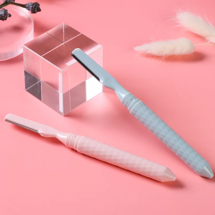 

Stainless steel blade folding eye brow razor disposable facial Eye brow Trimmer