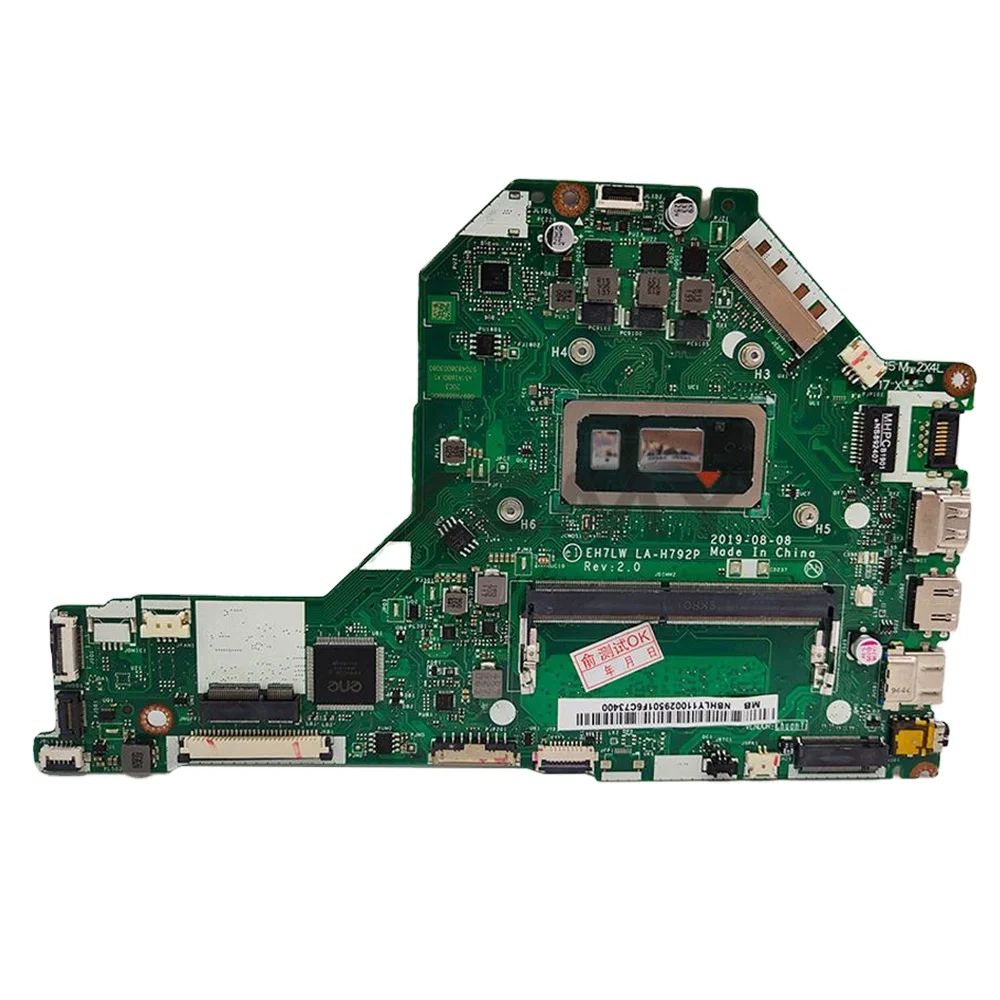 

For Acer Aspire 3 A317-51 Notebook Motherboard mainboard EH7LW A317-51 LA-H792P Motherboard 4GB RAM I3 I5 I7 CPU