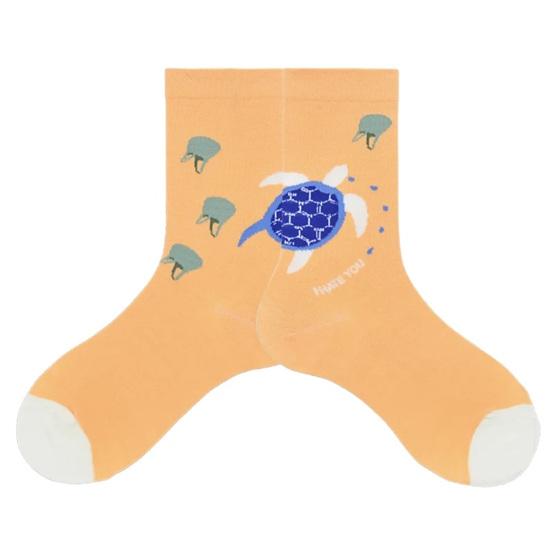 

Factory new environmental protection theme hot sale high quality fashion comfortable home casual business men's cotton socks, Picture shows