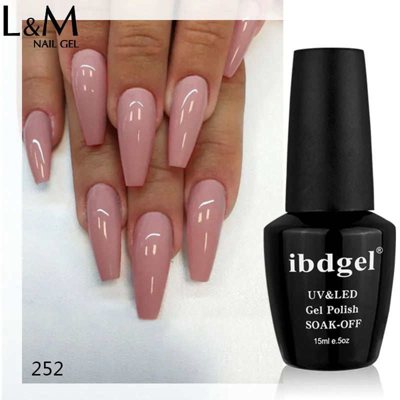 

ibdgel Autumn new arrival uv gel easy soak off gel polish nail factory oem, 12 colors gel