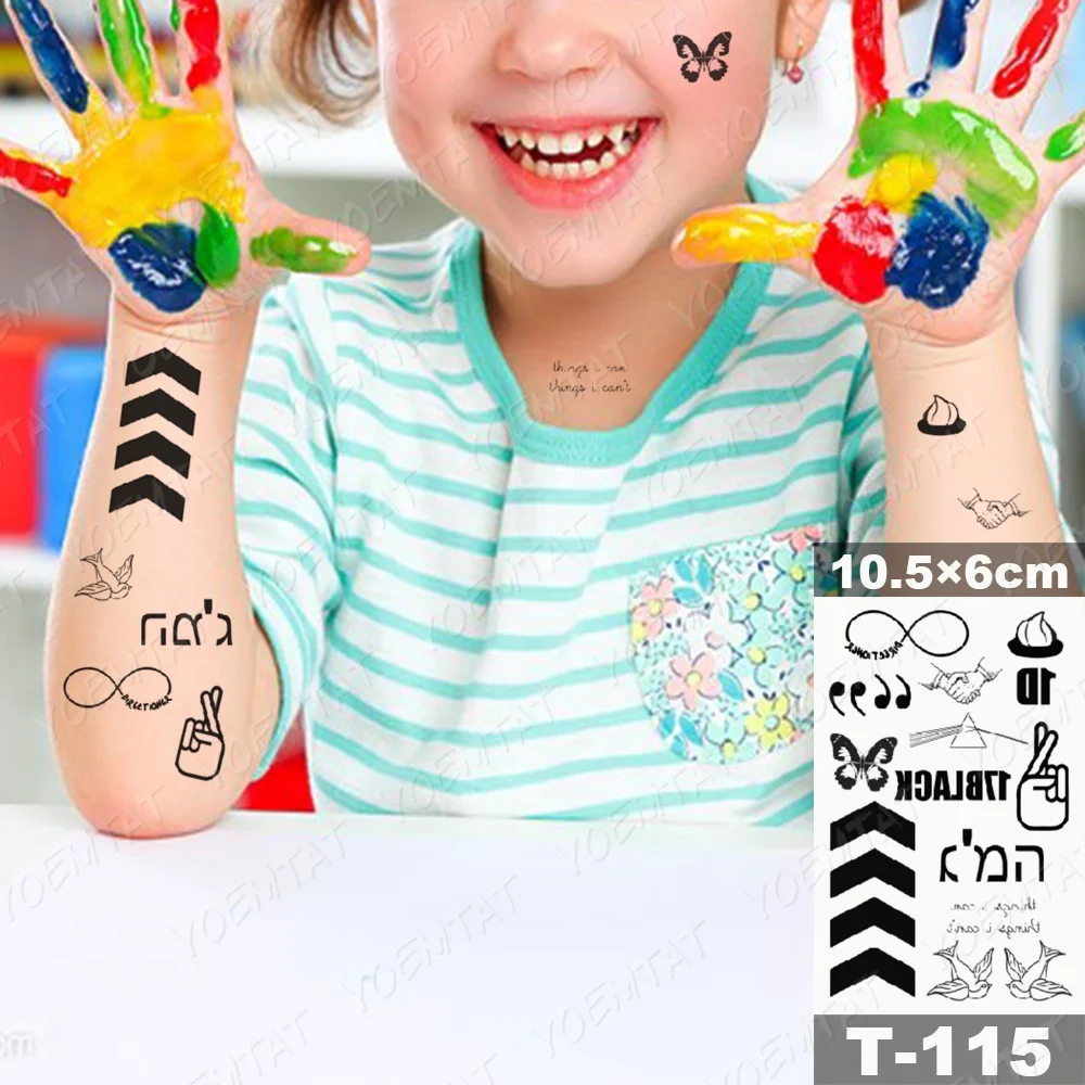 

Wholesale Eco-friendly Cute Body Tattos Water Transfer Tattoo Sticker, Cmyk