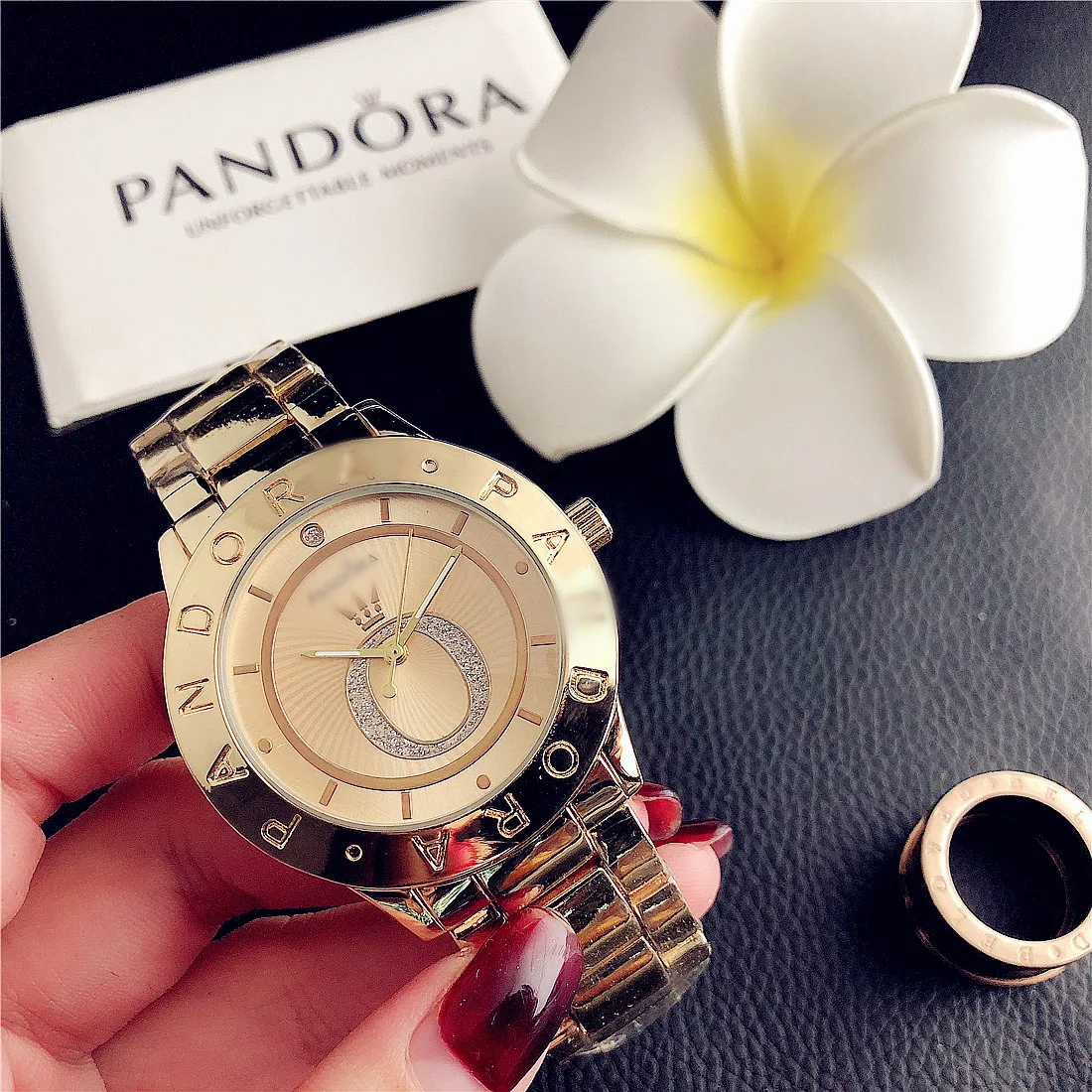 

waterpoorf women watches lady watches stainless steel chornograph watchwristwatches with bangle bracelet high quality