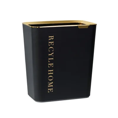 

Coverless Square Pressure Ring Type Trash Can Nordic Simple Trash Can Household Kitchen Toilet Paper Basket