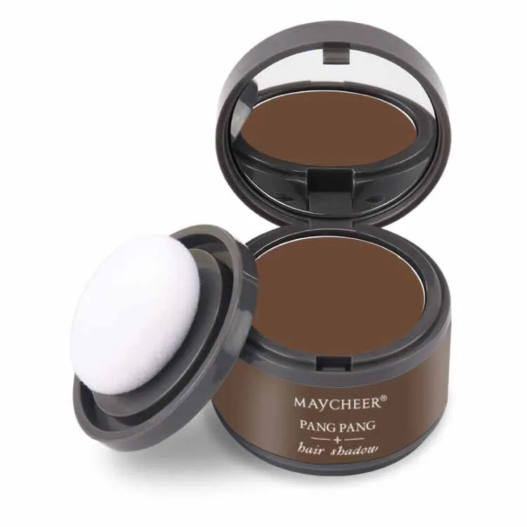 

MAYCHEER shadow powder hair concealer hairline optimizer thickening fiber strong hold all ages fine hair unisex organic powder, 21 color