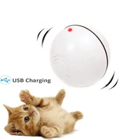 

USB electric Led Light Smart Interactive Cat Toy Ball , Automatic Electronic Cat Toy Ball Magic Self Rotating Ball