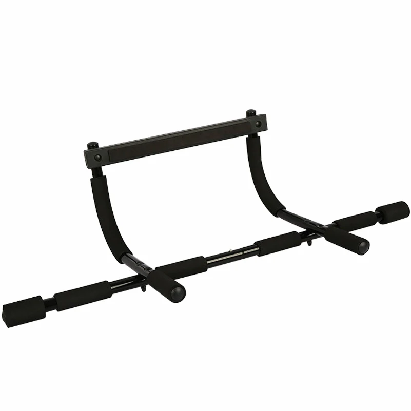 

Exercise Door Gym Bar Horizontal Wall Mount Chin Pull Up Bar, Black