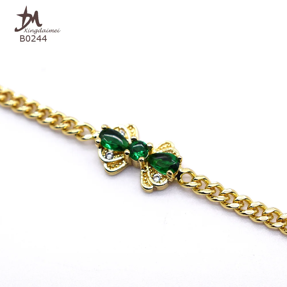 

B0244 bracelets & bangles new fashion design charm Zircon bracelet 18k gold women jewelry bracelet bangles
