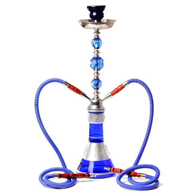 

Hot design shisha pot Arabian large glass blows hookah for Smoking accessories Shisha Hookah set 53 cm height, Mix