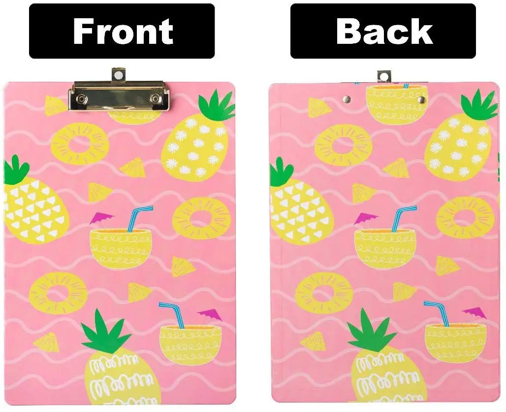 Custom Logo Transparent Ps Clipboard With Metal Clip Buy Custom