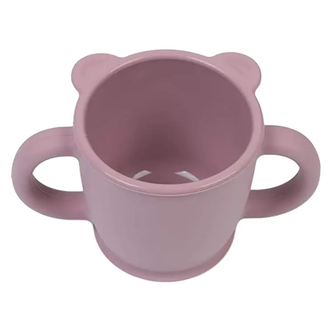 

100% Food Grade Silicone Drinking Cups Baby Water Cup Training Cup For Kids, Customized color