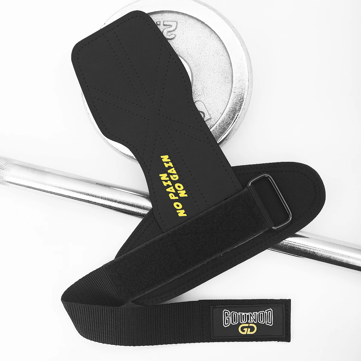 Good Quality Breathable Cowhide Fitness Safety Durable Grips Pads Palm Protection Weightlifting Hand Grips