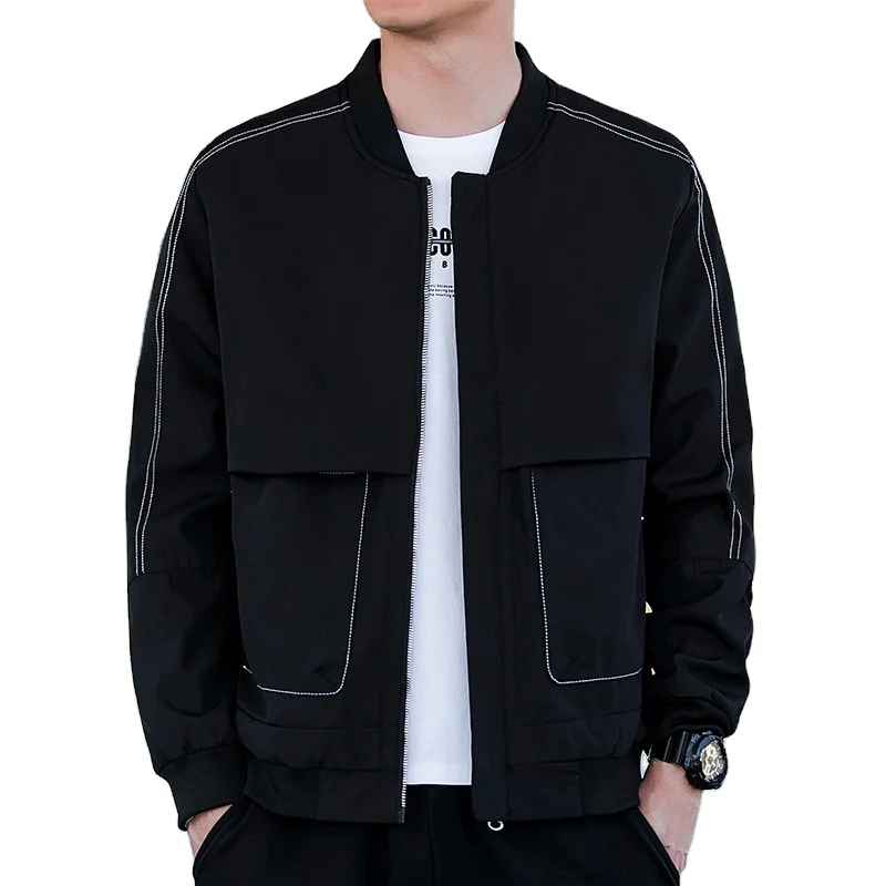 

Men's Autumn Fashion Korean Fashion Work Clothes Baseball Collar Top Fashion Brand Jacket Jacket