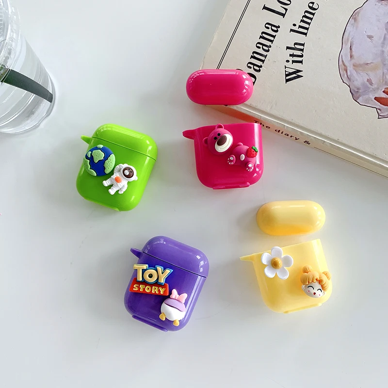 

Cute Toy Cartoon For Airpod Cases 2021 3D Case For Airpods For Airpods Case