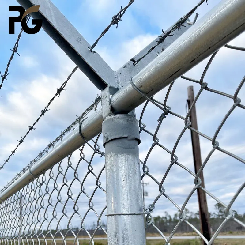

Customized Waterproof Easily Assembled Farm Fencing Wire Chain Link Mesh Hot Dipped Galvanized Chain Link Fence