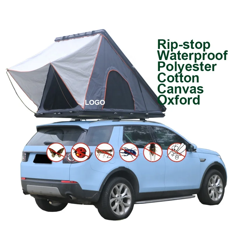 

WILDSROFaluminum shell triangle hard top roof top tent customized size for camper car roof top tent