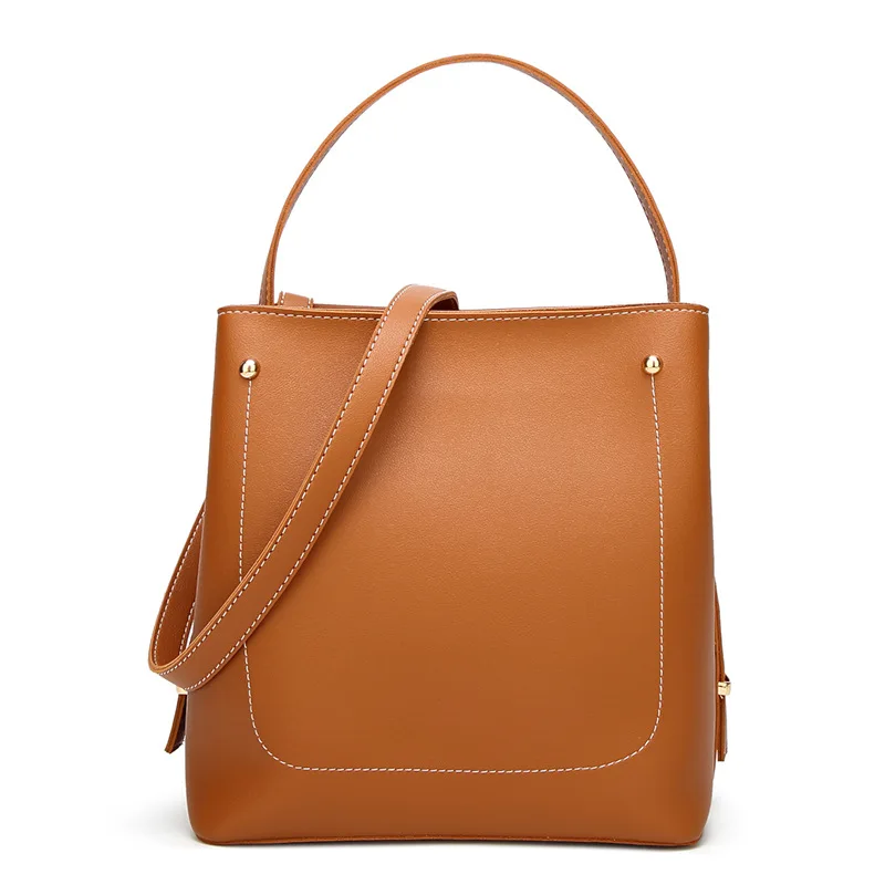 

2021 Summer The New Bucket Bag Designers Handbags Sling Bag Shoulder Solid Color Crossbody Bag, Green, black, beige, brown