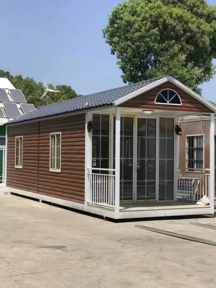 
ZY Wooden cabin with light steel and anti corrosive paint hull wooden cabin design wooden cottage 