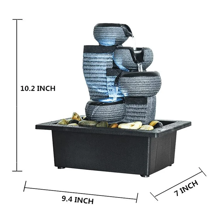 Wholesale Resin Home Decoration Tabletop Indoor Water Fountains And
