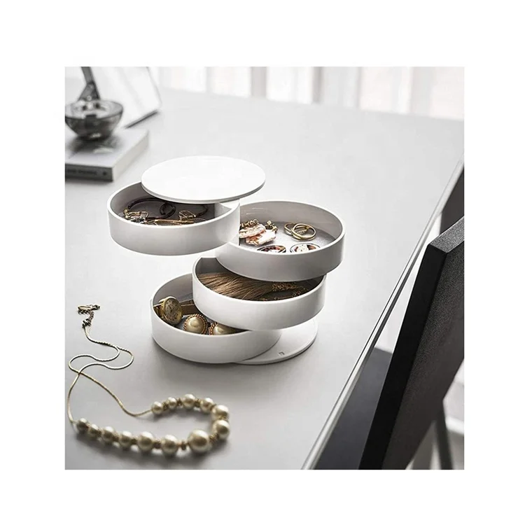 

Modern Desktop Simple Multilayer Sorting Storage Jewelry Packaging Box Jewelry Box Organizer