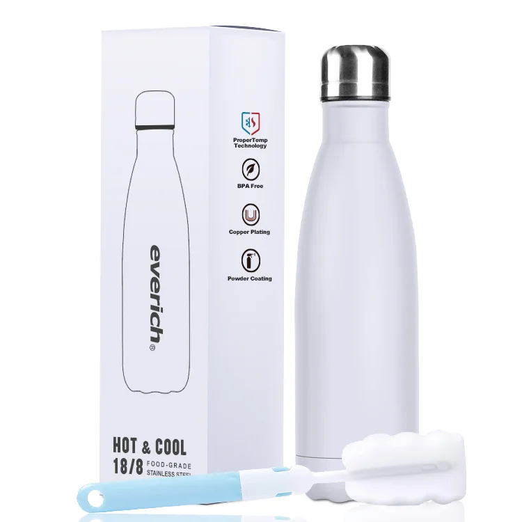 

Cola Shape Bottle Water Bottles Cola Shape 500ml Stainless Steel Blanks Stainless Steel Applicable for Boiling Water, Customized according to pantone color codes