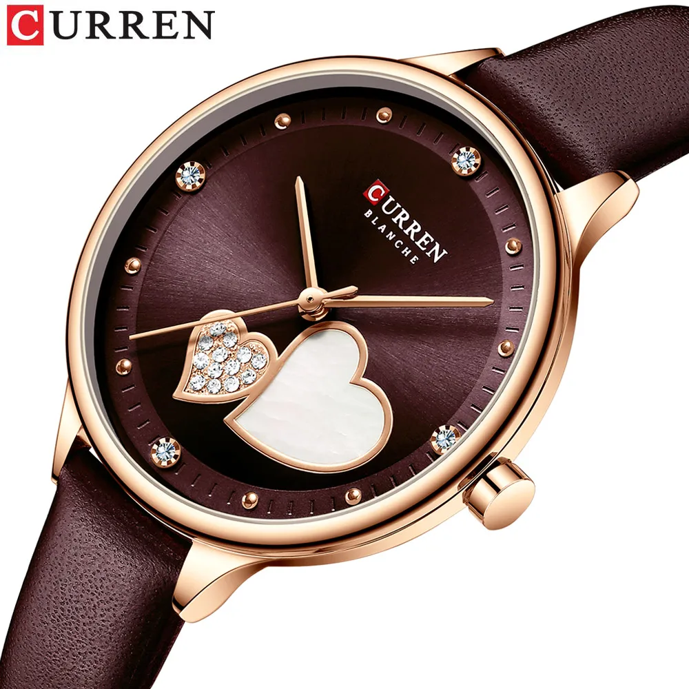 

Curren 9077 Women Quartz Movement Watches Fashion Style Analogue Ladies Watch Sets