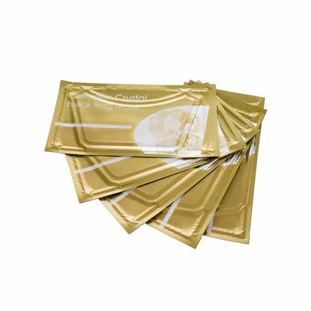 

AH Anti Wrinkle Anti Aging Skin Care Crystal Face 24K Gold Collagen Neck Mask
