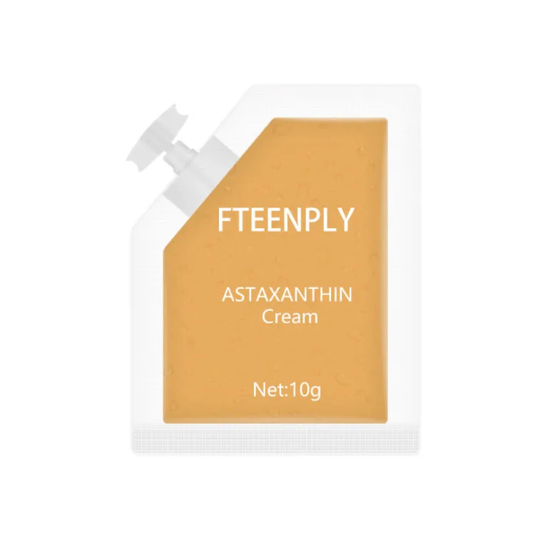 

OEM natural moisturizing brightening fast white private label astaxanthin collagen organic beauty cream, Light yellow