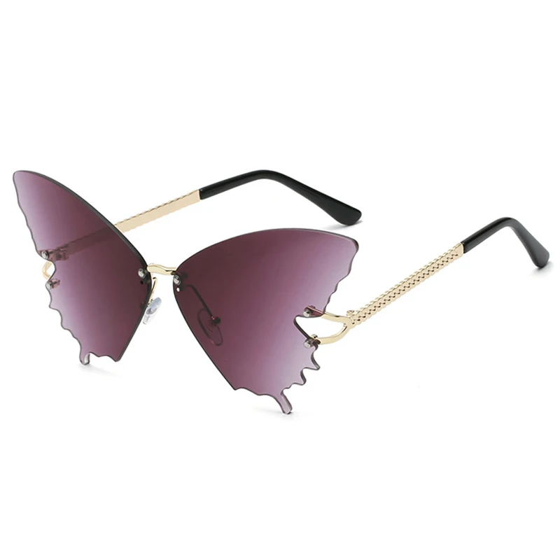 

New special design soft nose pad fashion sunglasses with wing