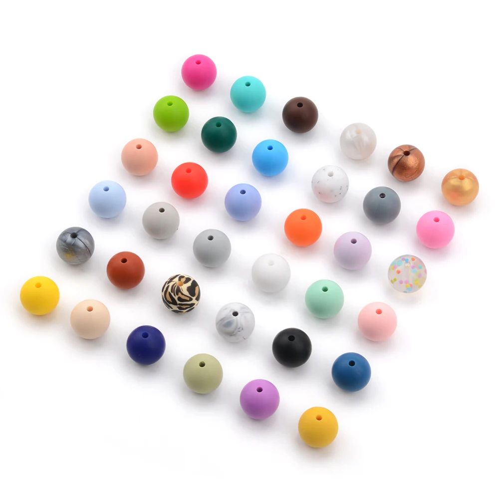 

Silicone soft round 12mm beads