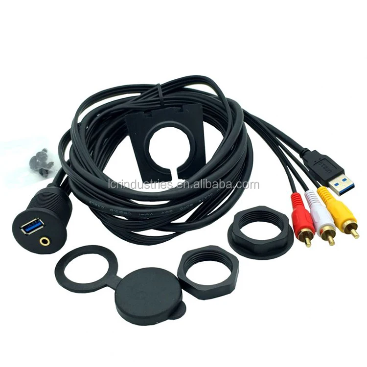 Aux to 3rca Female Cable
