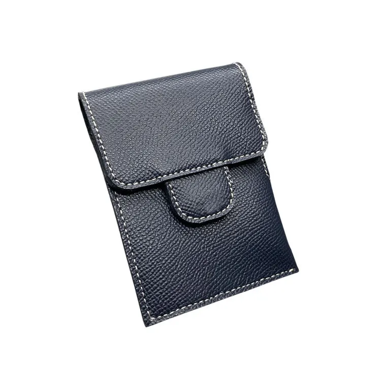 

Fashion hot sale 2021 new retail customizable PU leather card case, Black