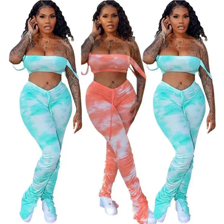 

1032310 Hot Selling 2021 Women Fashion Clothes Women 2 Piece Set Clothing